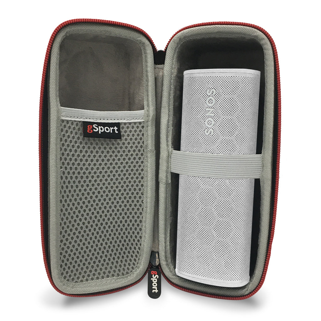Sonos Roam Portable Smart Speaker with gSport Deluxe Hardshell Travel