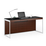BDI Sequel Office 6101 Home and Office Desk with Sequel 6112 Return Workstation