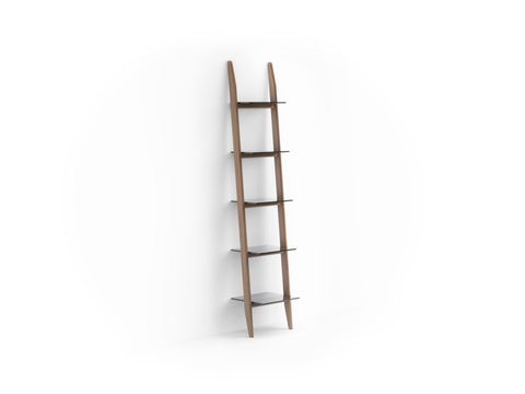 BDI Stiletto 5701 Single Leaning Shelf (Natural Walnut)