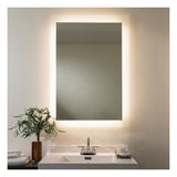 Seura Forte 24" x 36" LED Lighted Bathroom Wall Mounted Dimmable Mirror