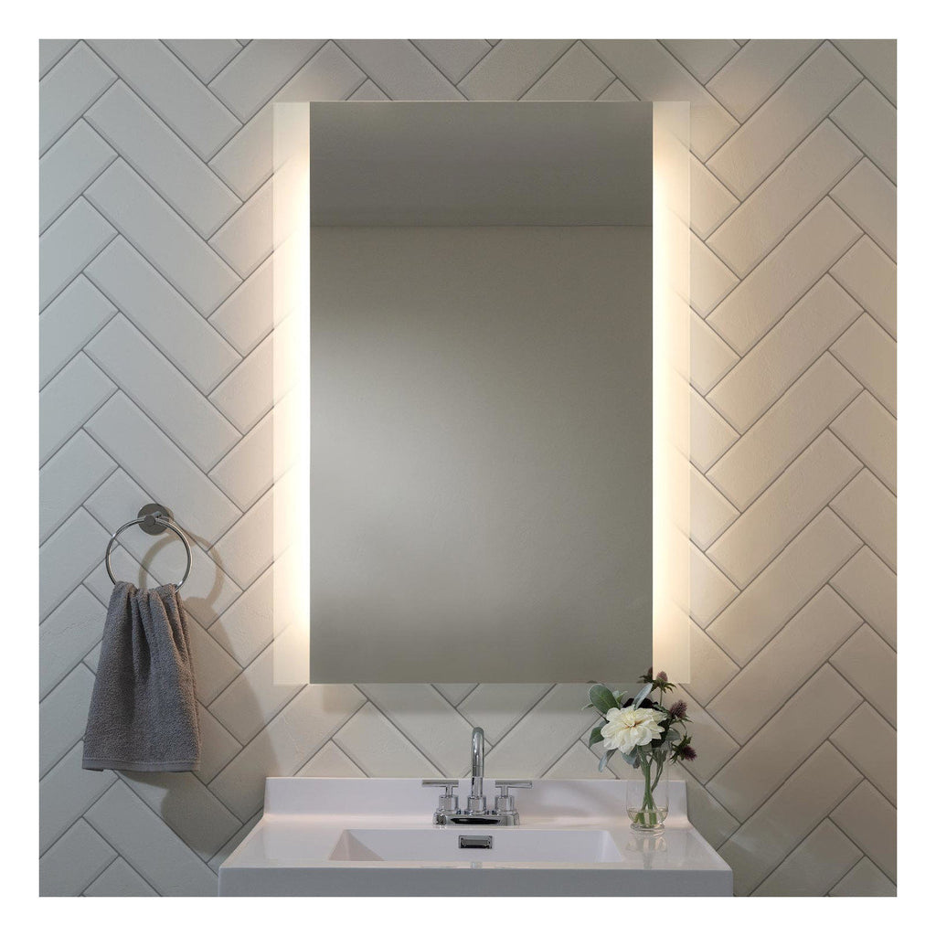 Séura Veda LED Lighted Bathroom Wall Mounted Dimmable Mirror